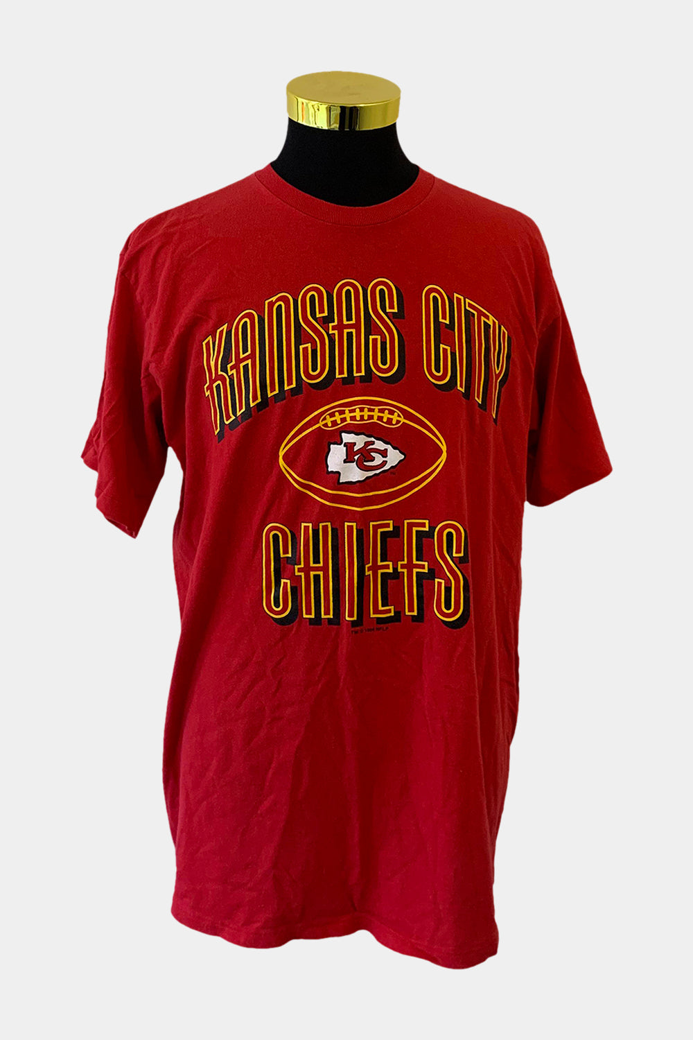 Vintage 90s Kansas City Chiefs Red Graphic TShirt on STARTER tag