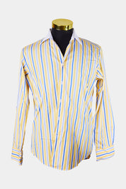 Van Laack Loyal Yellow Stripe Button Down Shirt