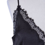 BARDOT Black Lace Trim Camisole