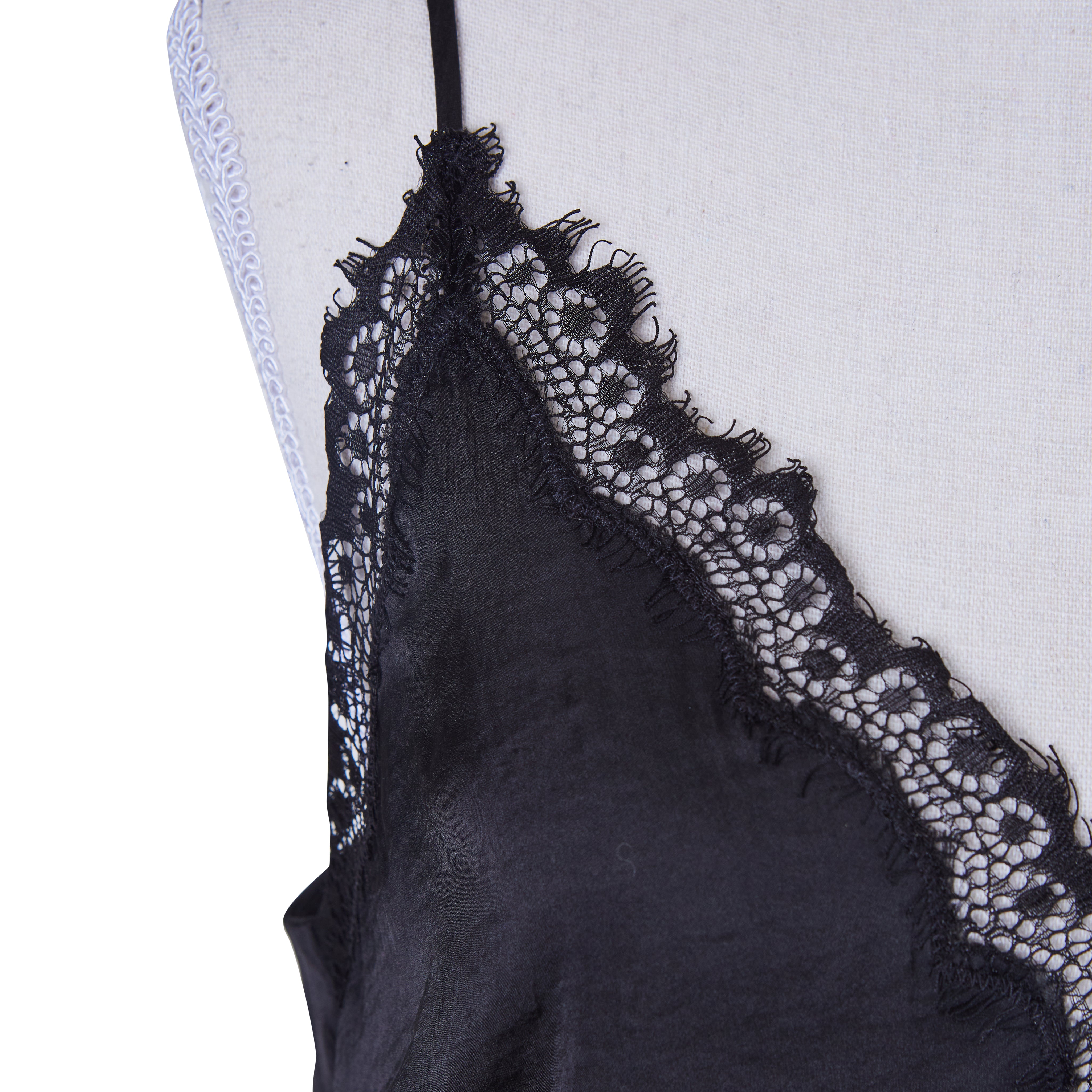 BARDOT Black Lace Trim Camisole