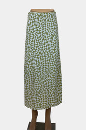 GHANDA Green Check Skirt