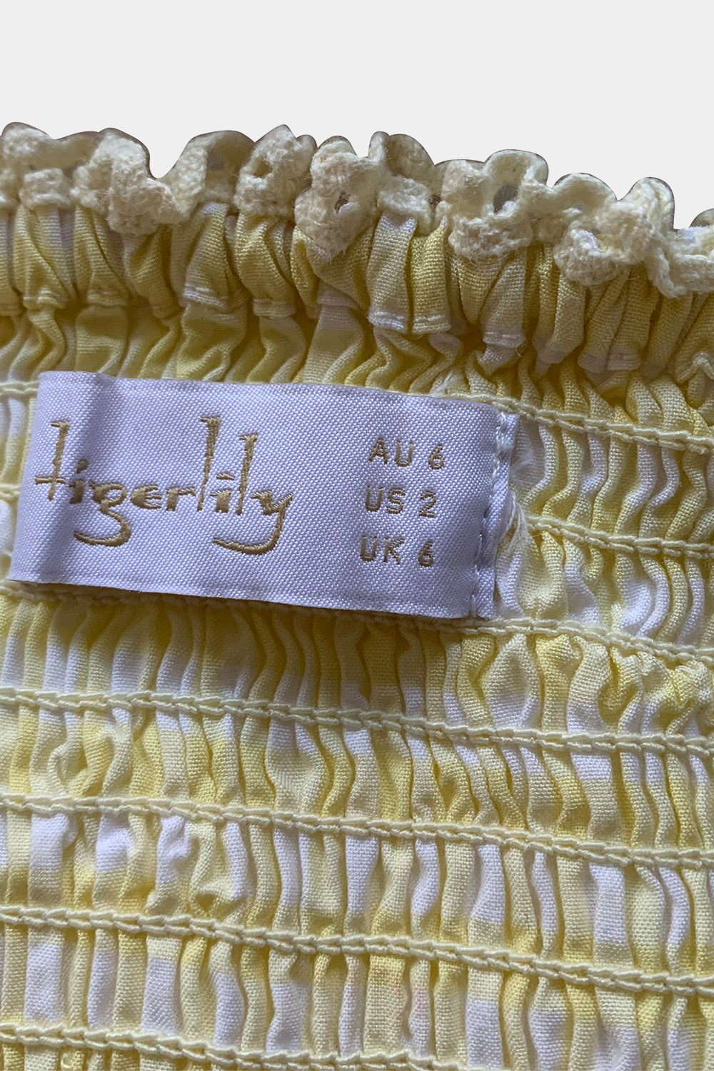 TIGERLILY Yellow Top 6