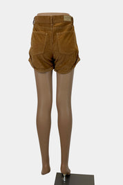 GHANDA Brown Cord Shorts