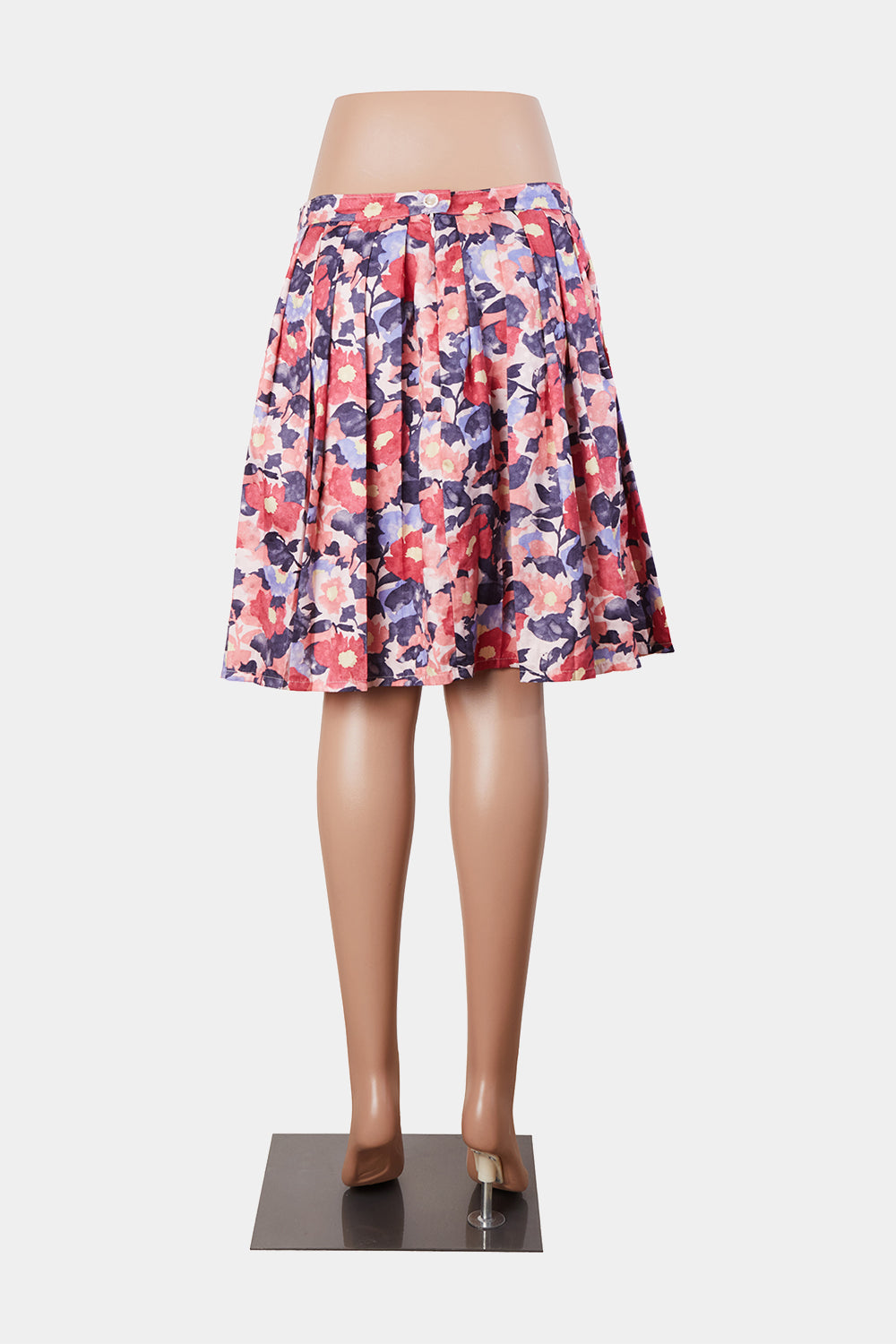 Alannah Hill Pink, Orange and Purple Floral  Midi Skirt