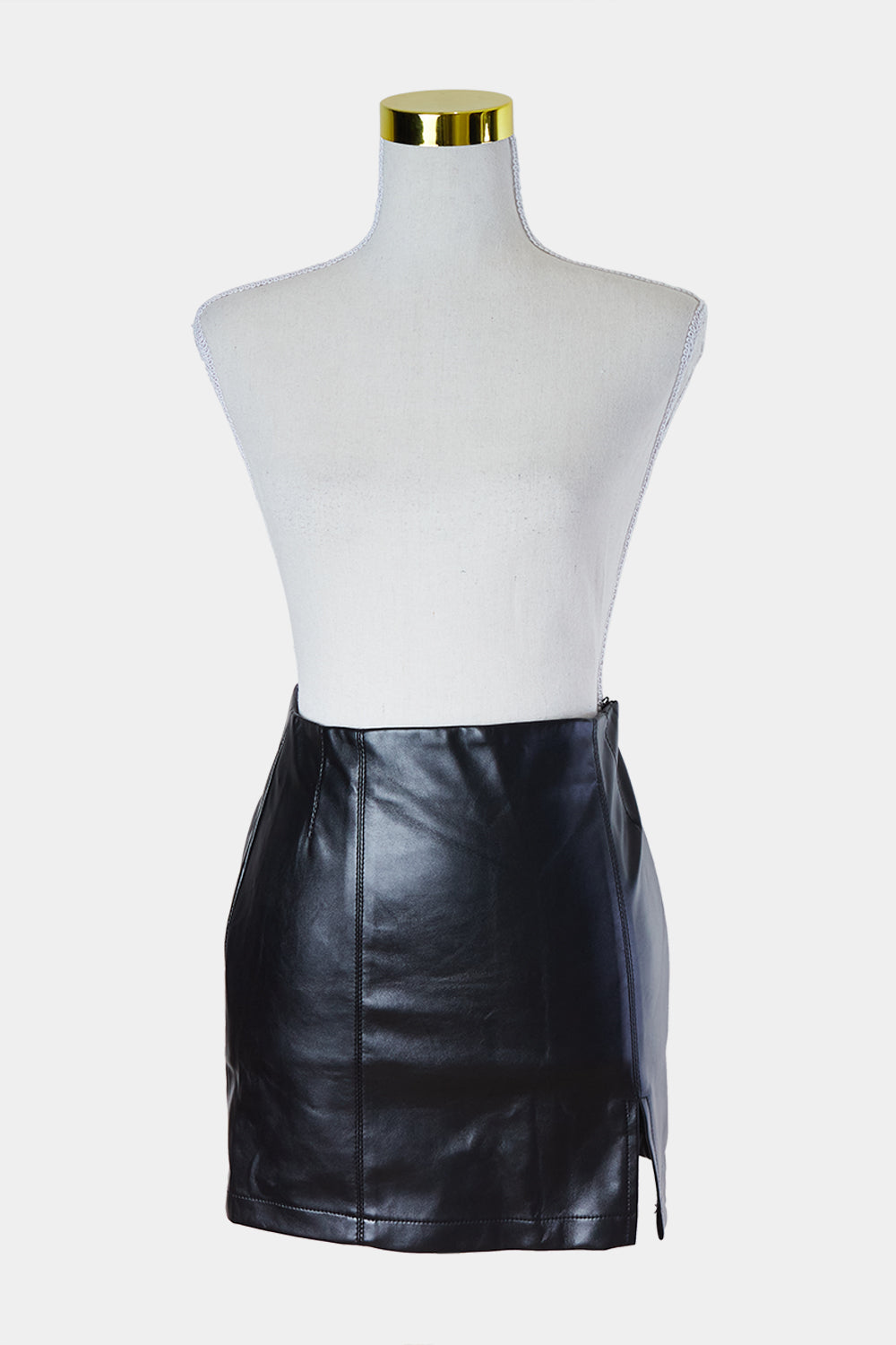GLASSONS Black PU Mini Skit