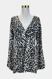 MOTEL Leopard Playsuit