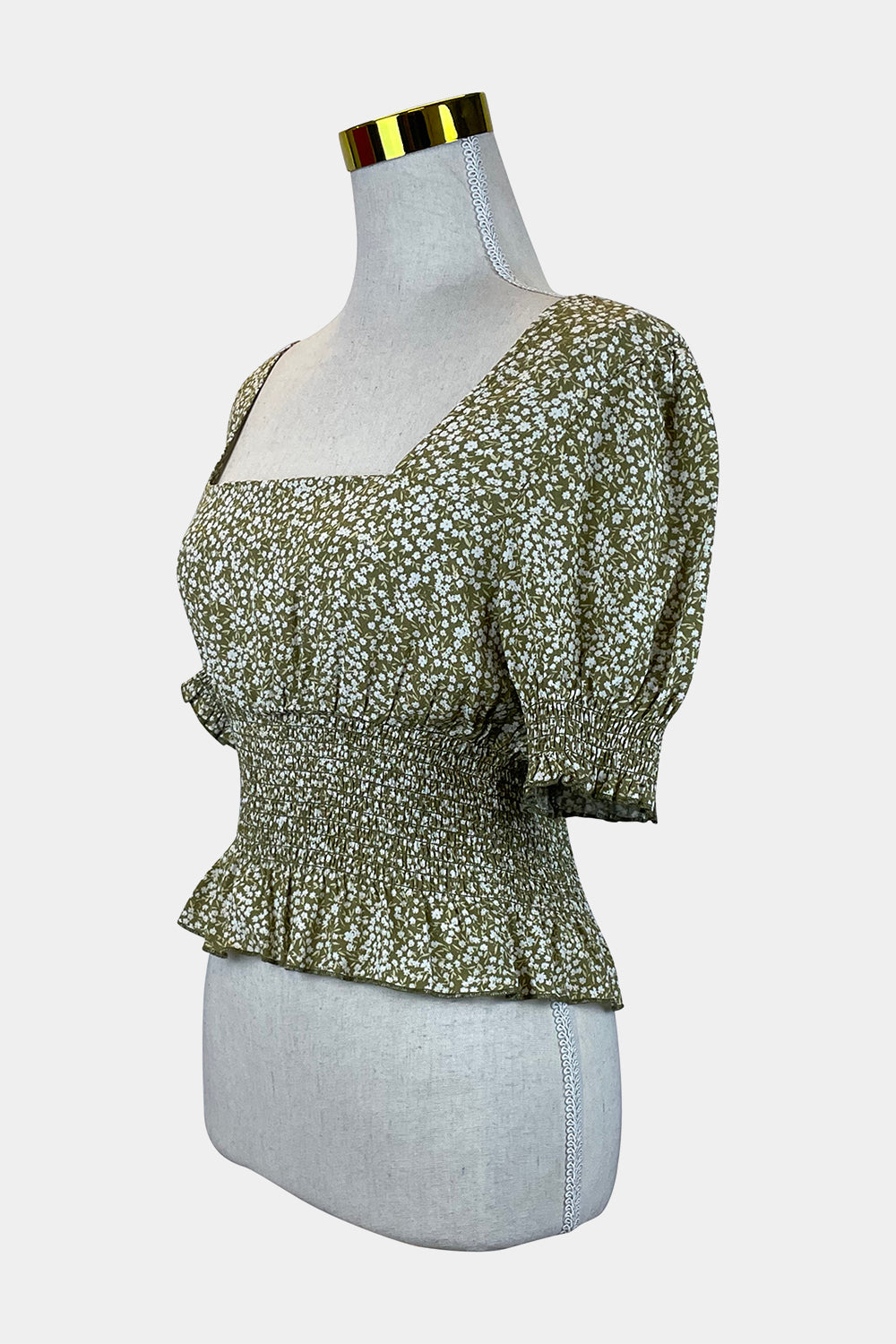 Cotton On Green Floral Top