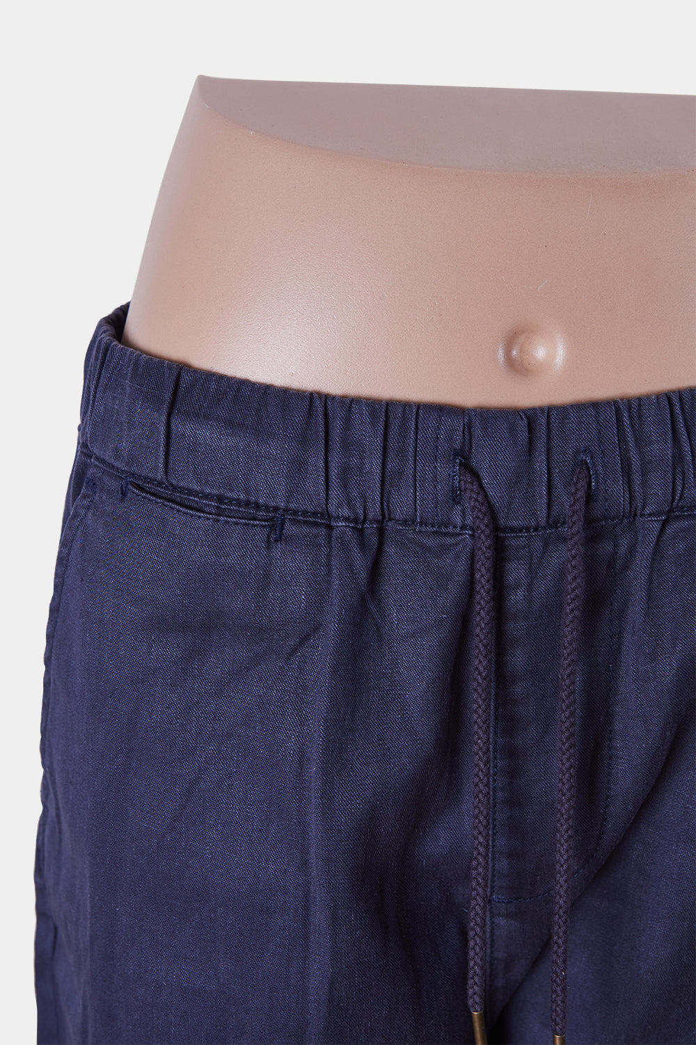 ROAMERS Navy High Waisted Tie Up Pants