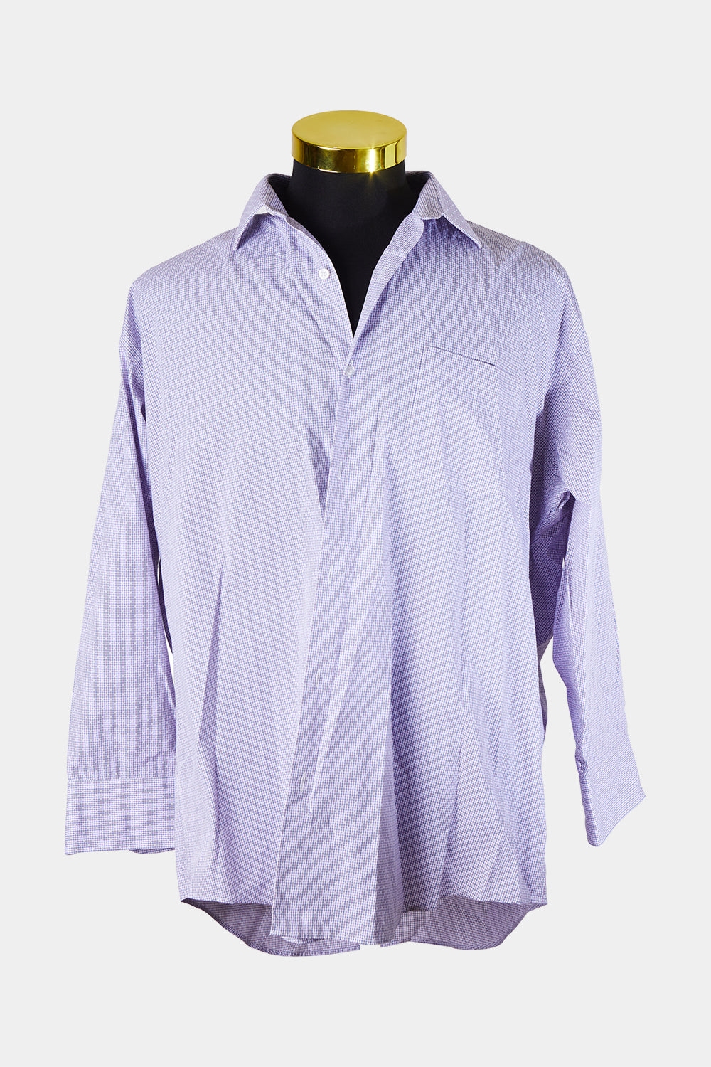 Van Heusen Blue and Purple Pattern Button Down Shirt