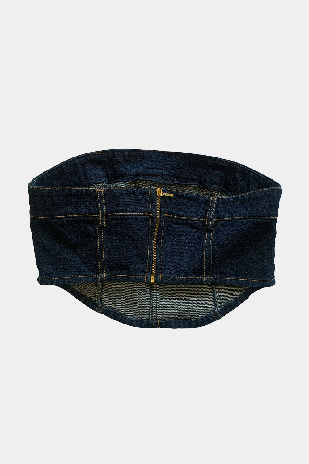Bec + Bridge Blue Denim Corset Top