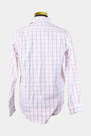 DUCHAMP Red and White Button Down Shirt