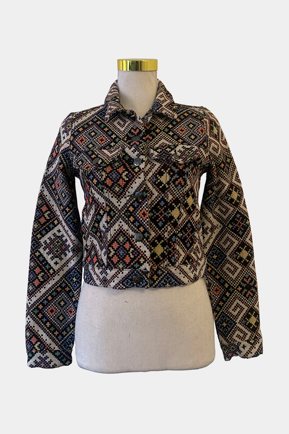 REVIVAL Black Multicolor Jacket