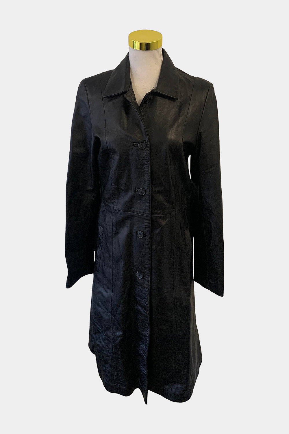 SIRICCO Black Faux Leather Jacket