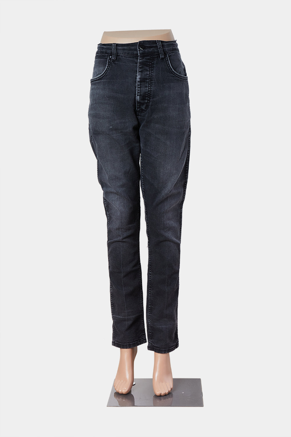 WRANGLER Faded Black Straight Jeans