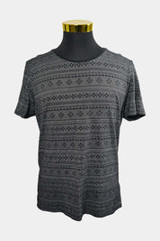 ASOS Black White Patterned Knit T-Shirt