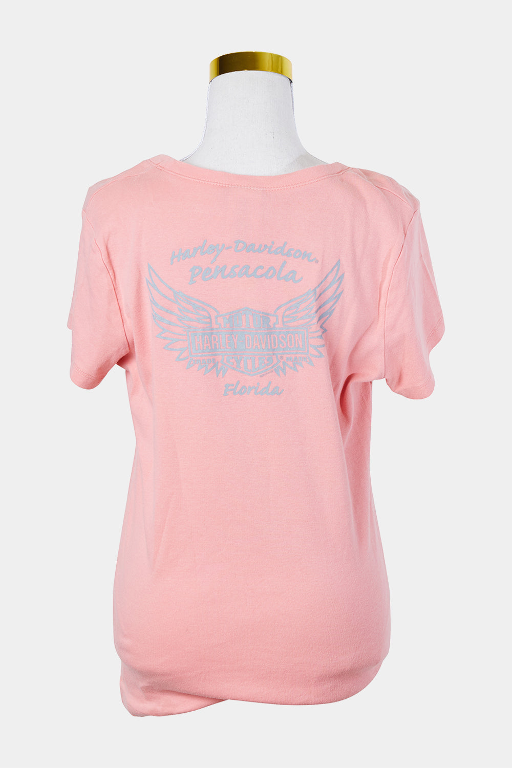 Harley Davidson Pink Print T Shirt