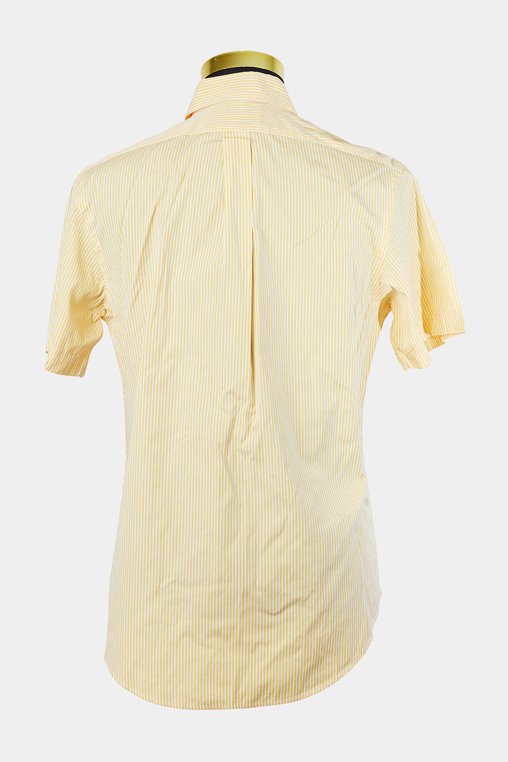 Ralph Lauren Yellow and White Stripe Custom Fiit Button Down Shirt