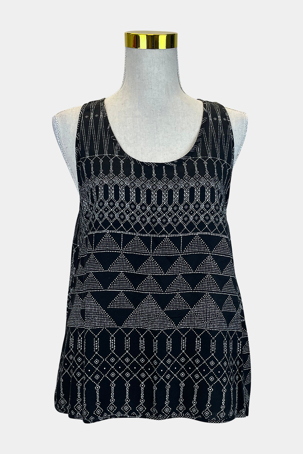 H&M Black Pattern Tank