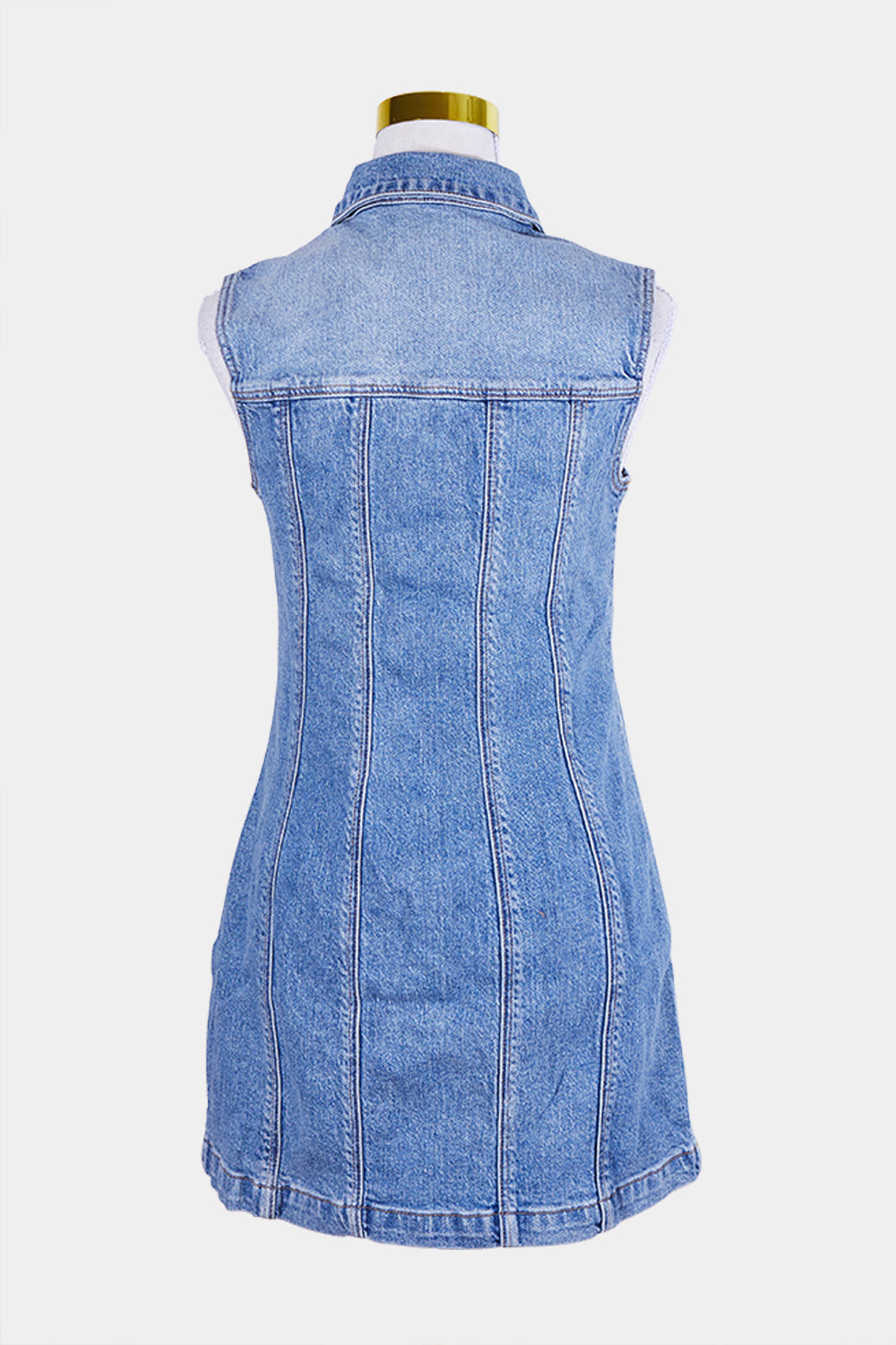 Abrand Jeans Blue Denim Button Down Dress