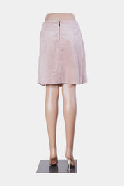CUE Dusty Pink Ring Detail Midi Skirt