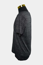 ASOS Black White Patterned Knit T-Shirt
