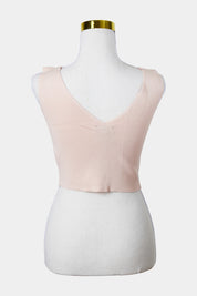 Alice In The Eve Peach Knit Top