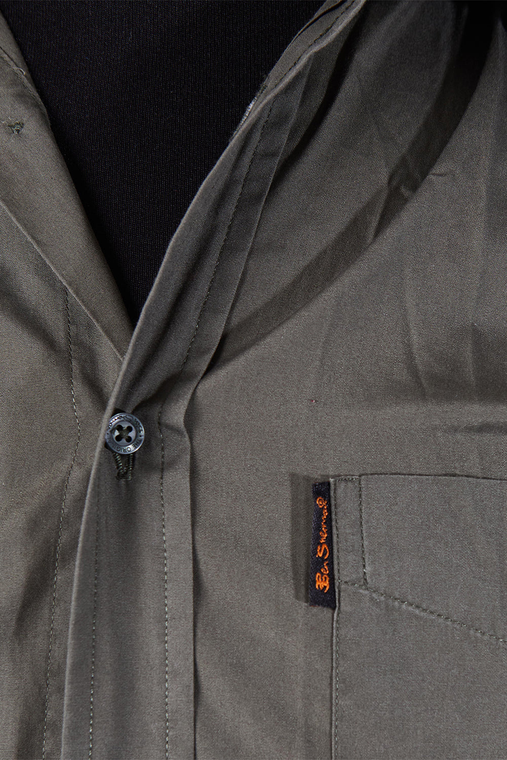 Ben Sherman Khaki Short Sleeve Button Down Shirt