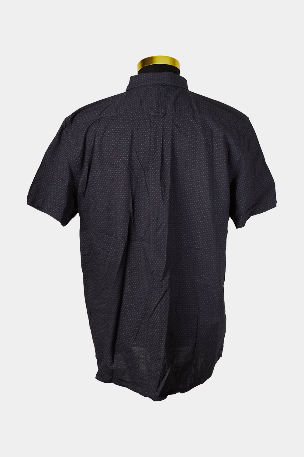 Assorted Brands Navy Pattern Short Sleeve Button Down Shirt