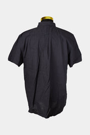 Assorted Brands Navy Pattern Short Sleeve Button Down Shirt