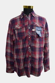 G-star Raw Red Tartan Button Down Shirt