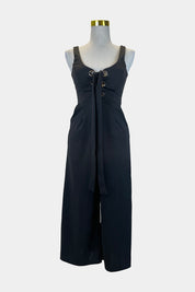 Purple Snow Black Jumpsuit