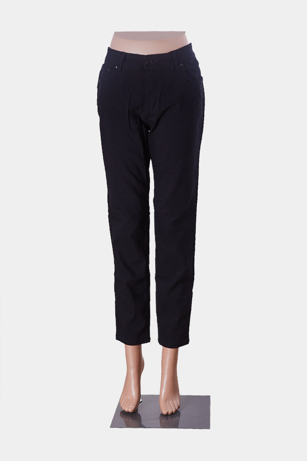 WAKEE Black Stretch Skinny Leg Pants