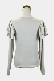 ZARA Cream Long Sleeve