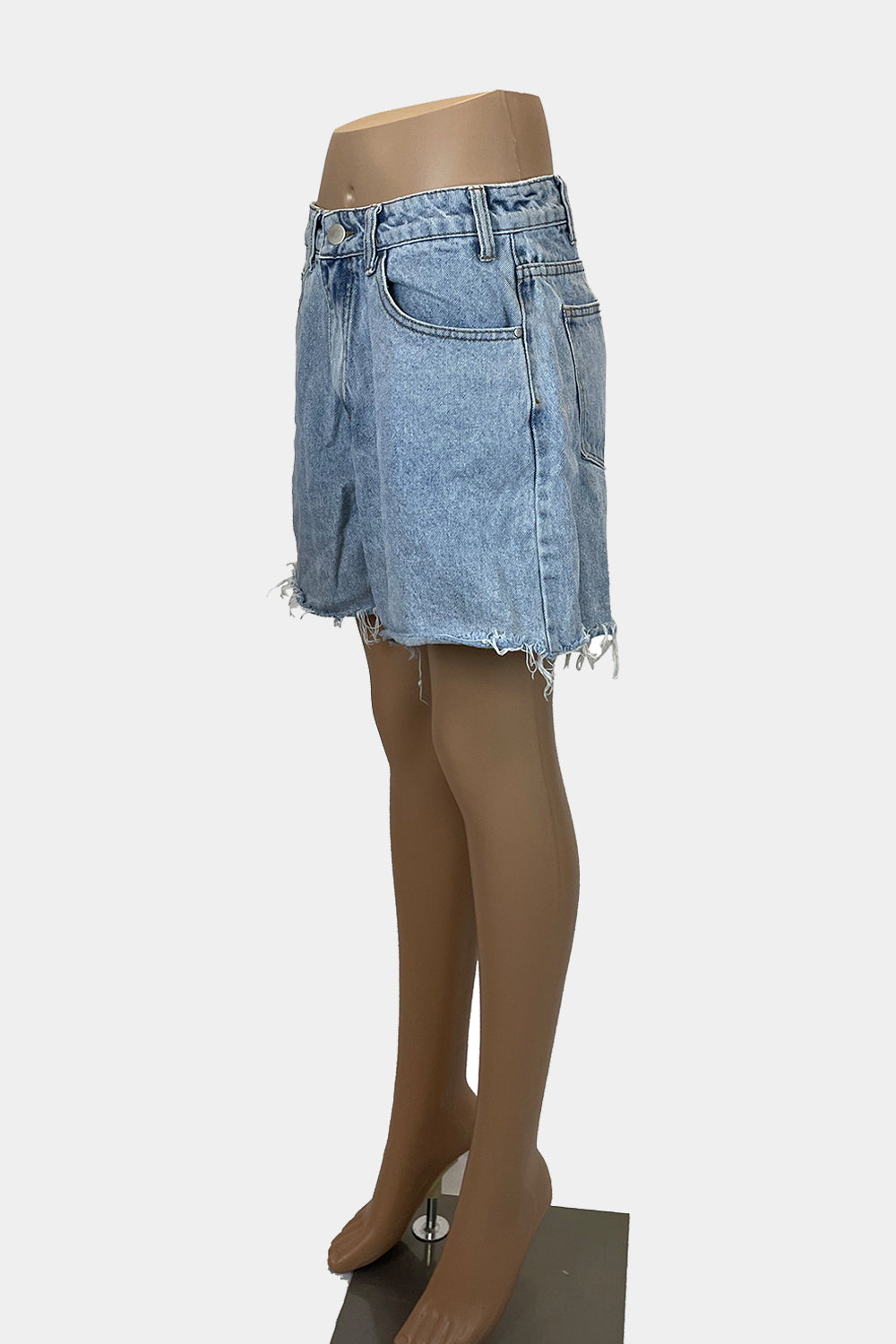 DISSH Light Blue Denim Shorts