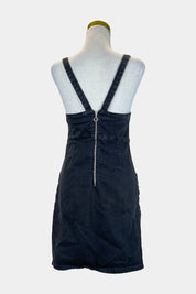TOPSHOP Black Denim Dress