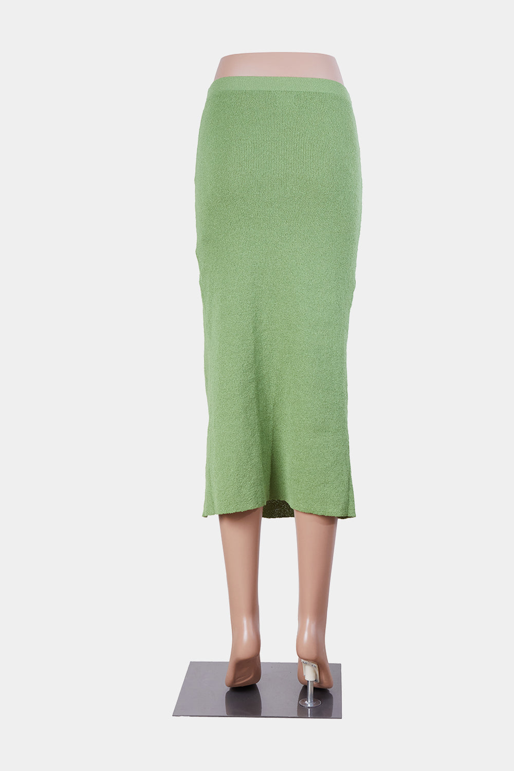 Cotton On Green High Waisted Knit Midi Skirt