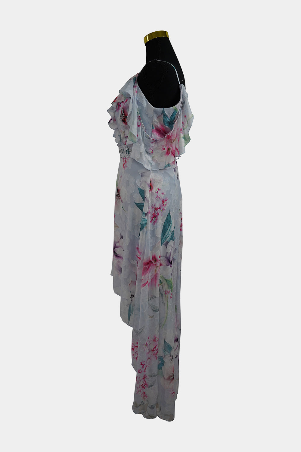 Lipsy London Baby Blue Floral Formal Dress