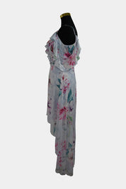 Lipsy London Baby Blue Floral Formal Dress