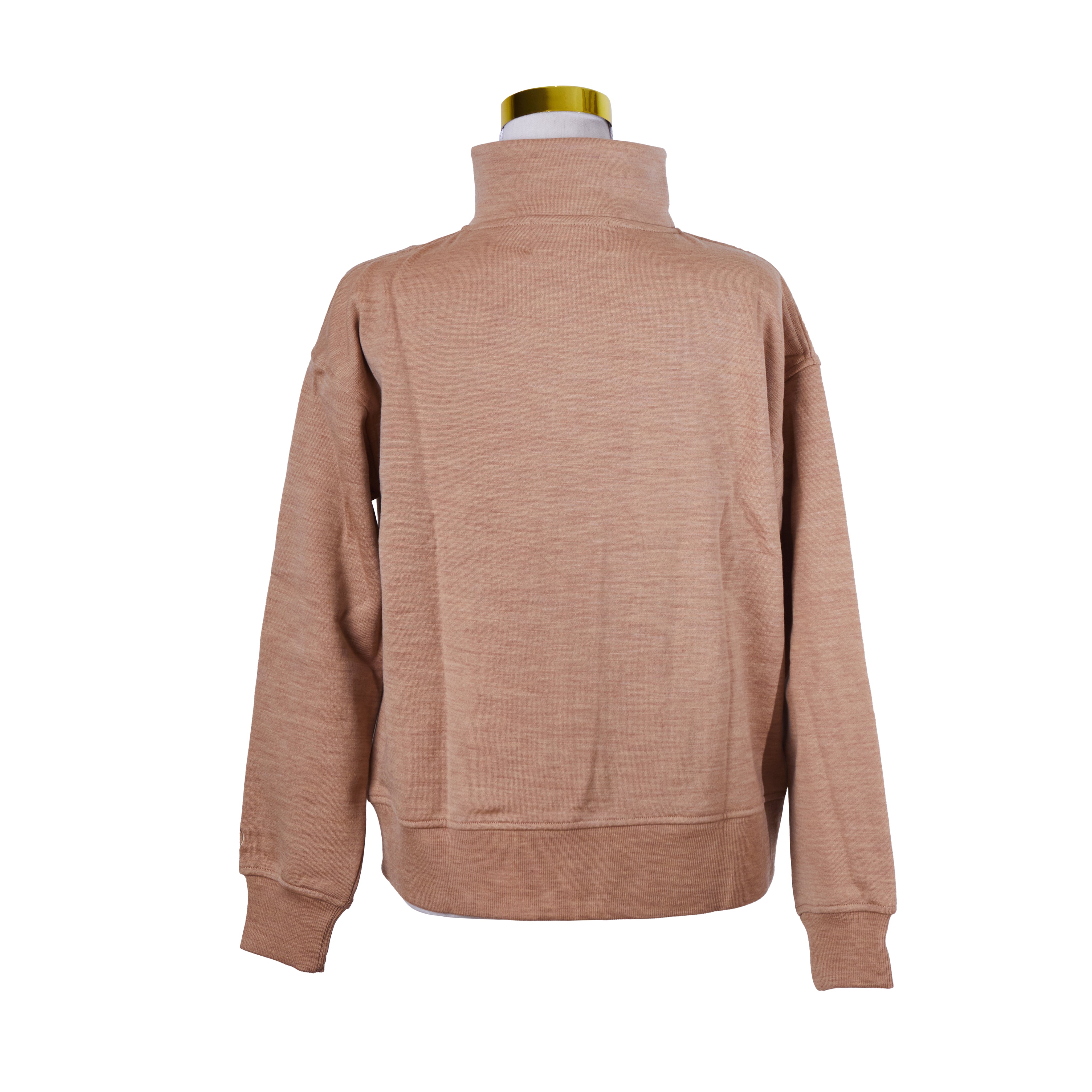 TOORALLIE Brown Zip Up Casual Jacket