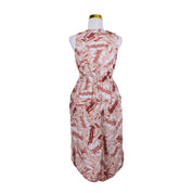 WITCHERY Orange Fern Print Sleeveless Summer Dress