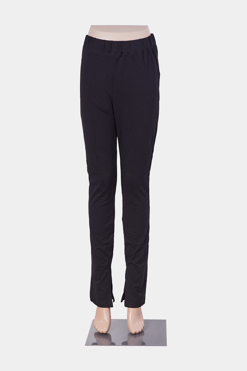 BOOHOO Black Kick Flare Pull on Joggers