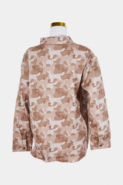 Unreal Fur Brown Camouflage Shacket