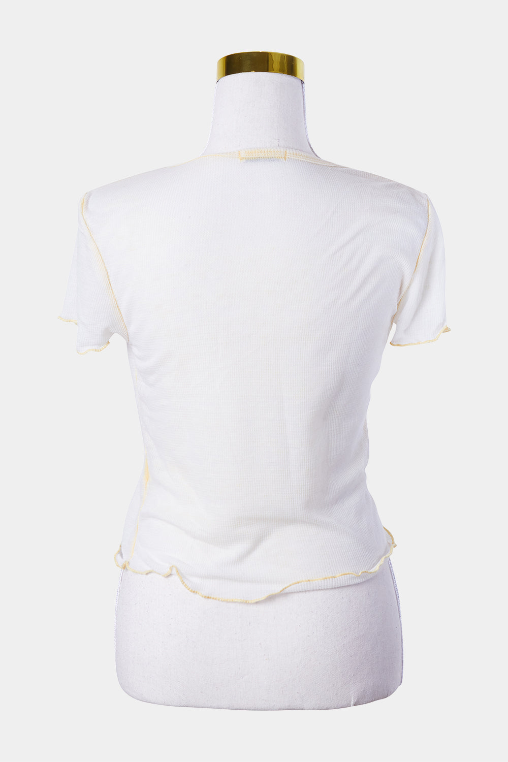Cotton On Pale Yellow Sheer Top