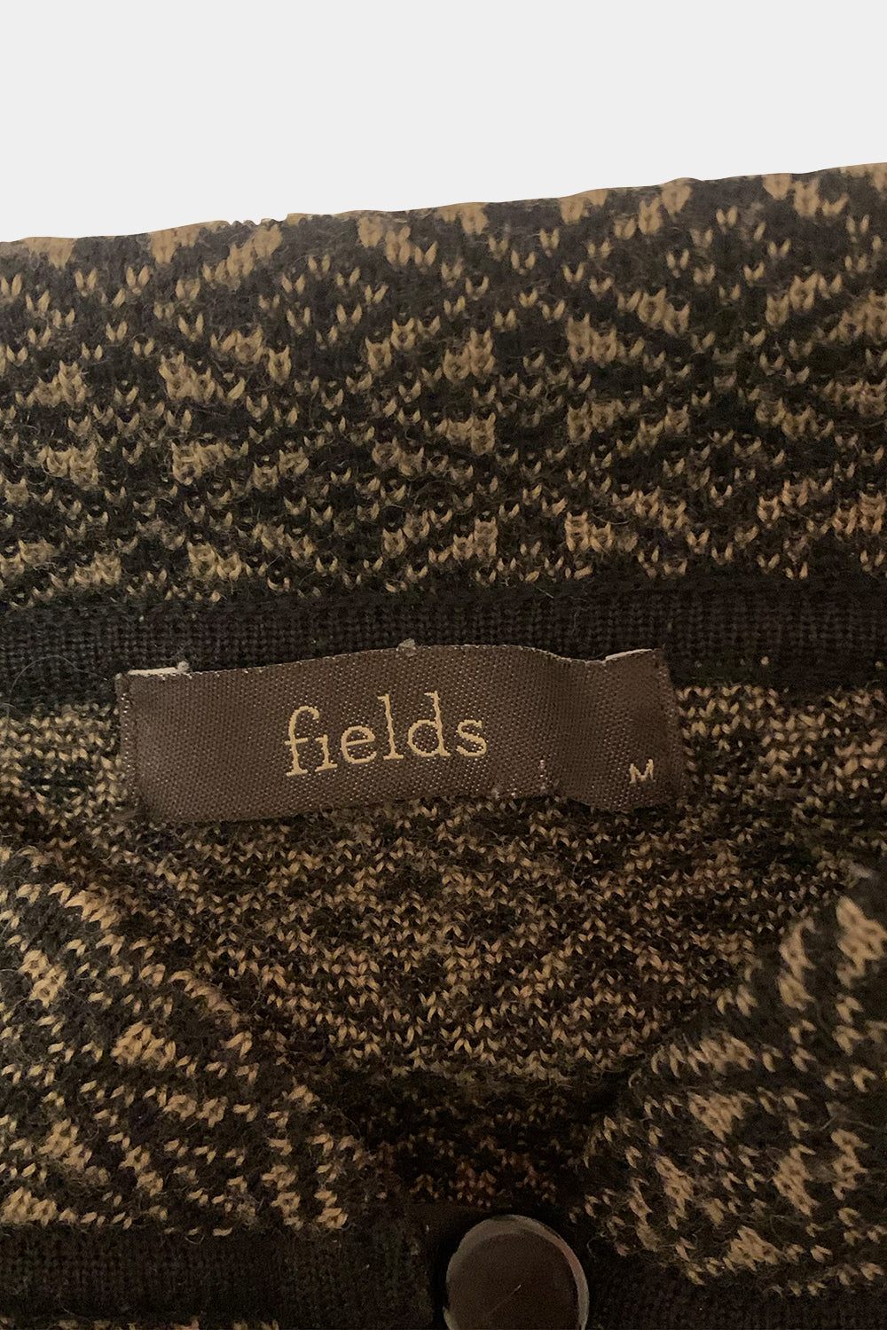 FIELDS Black Cardigan