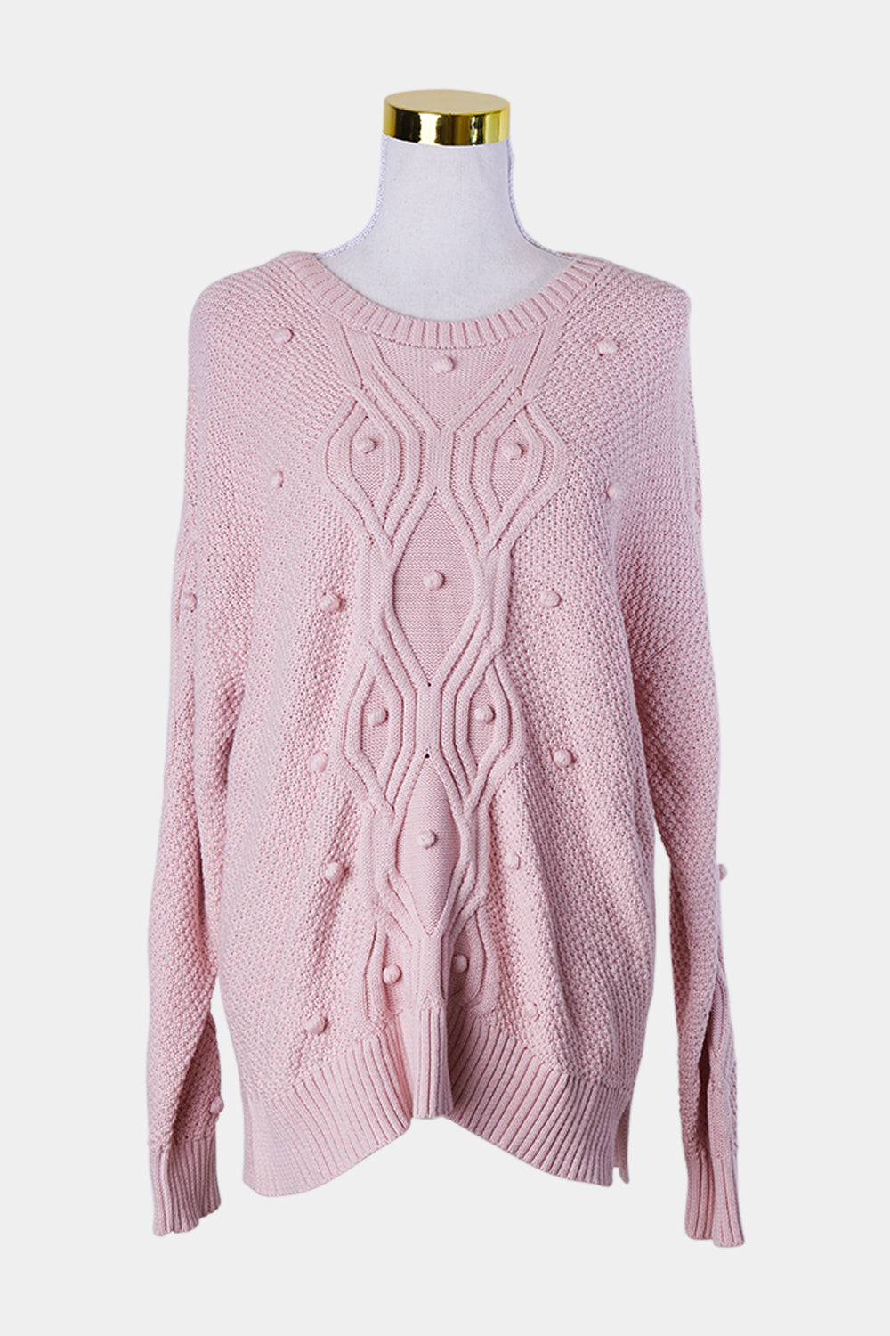 JUMP Pink Organic Knit Sweater
