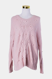 JUMP Pink Organic Knit Sweater