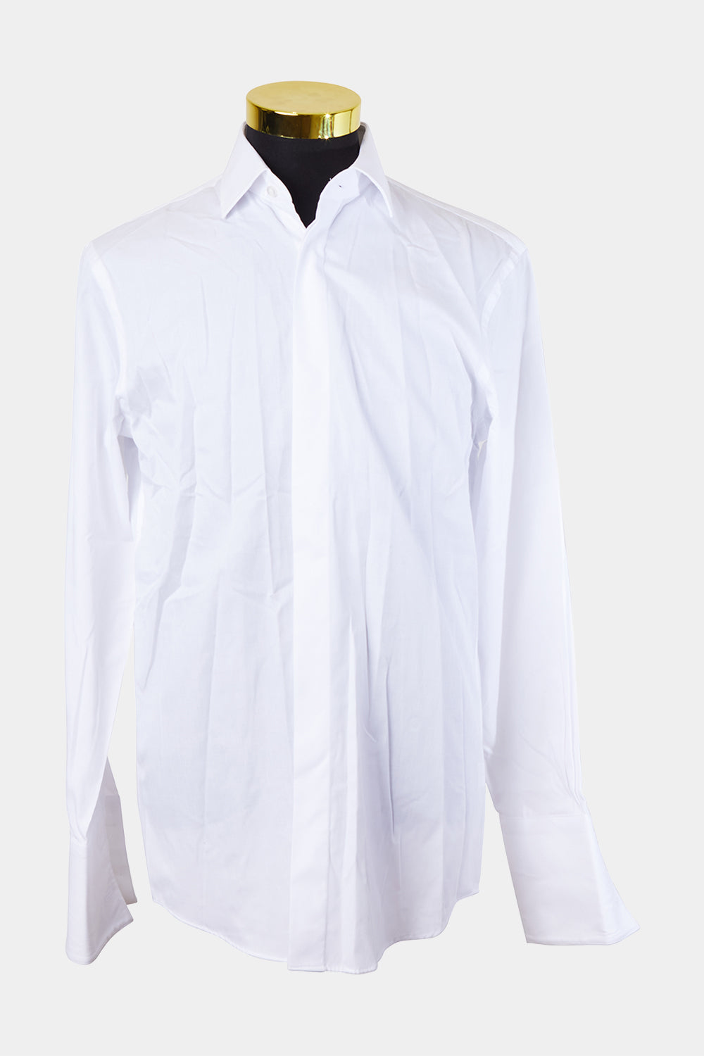 ZENETTI White Textured Button Down Shirt