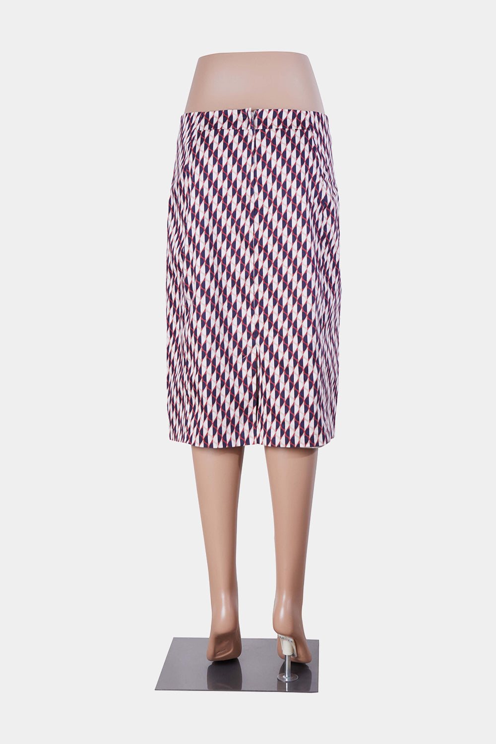 PREVIEW Red, Blue and Off White Pocket Detail Midi Skirt