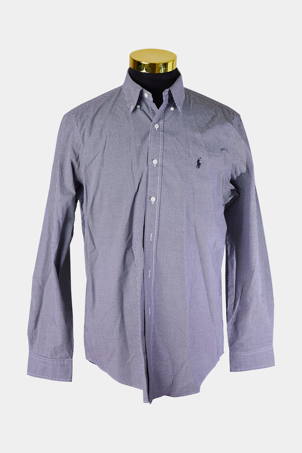 Ralph Lauren Black Check Button Down Shirt