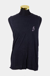 INSIGHT Black and Pale Pink Tie Dye Muscle Singlet